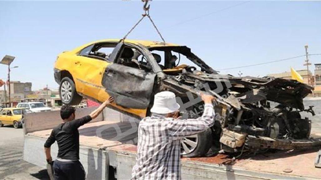 اصابة مدنيين اثنين بانفجار سيارة مفخخة شمالي الموصل