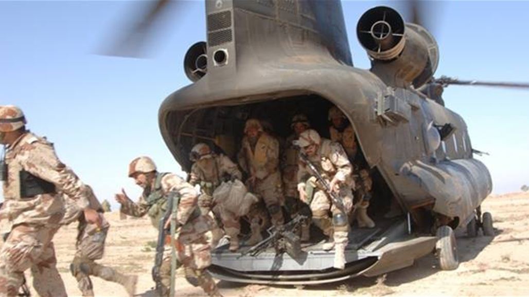 طيران الجيش يزود القوات المتواجدة حول مصفى بيجي بالعتاد والمؤن الغذائية والطبية
