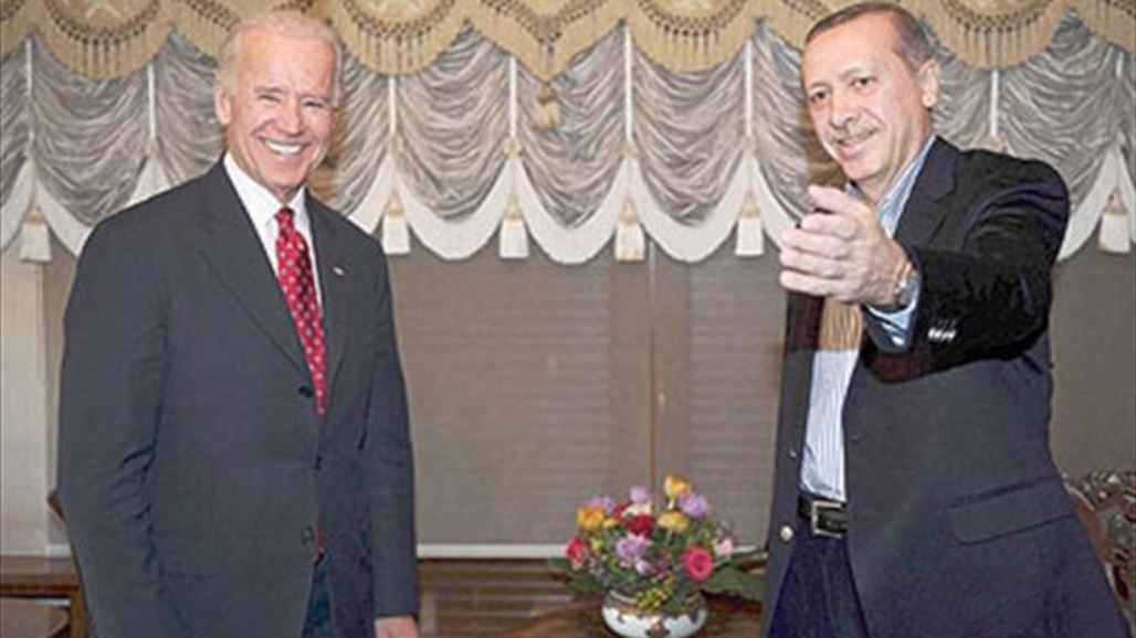 اردوغان وبايدن يبحثان هاتفياً الاوضاع في العراق وسوريا