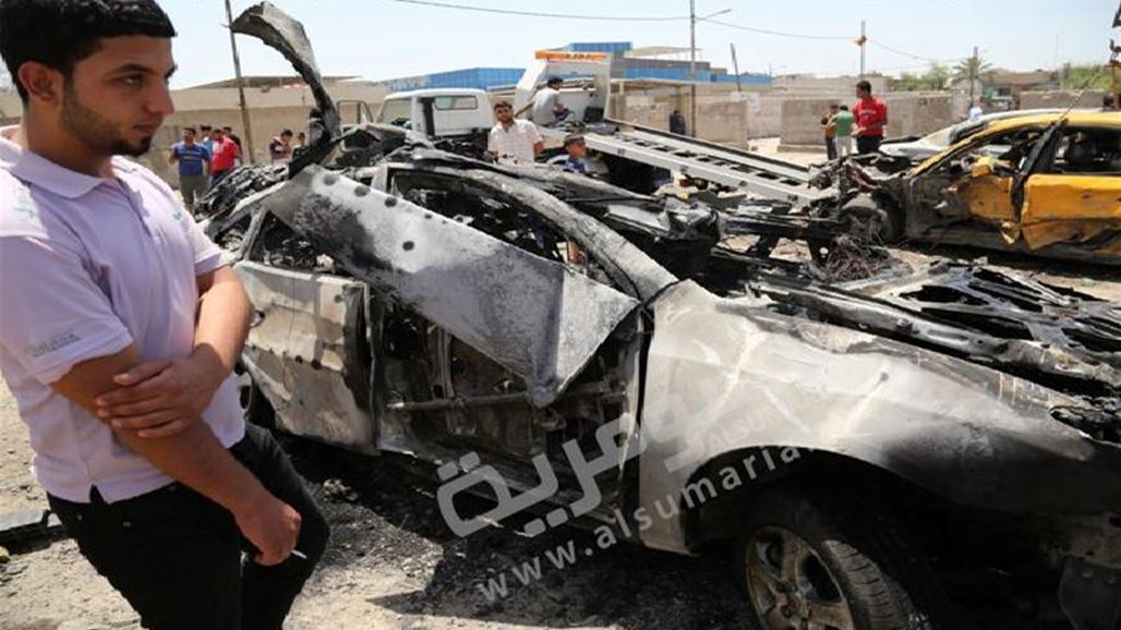 مقتل شخصين واصابة تسعة بانفجار سيارة مفخخة جنوبي بغداد