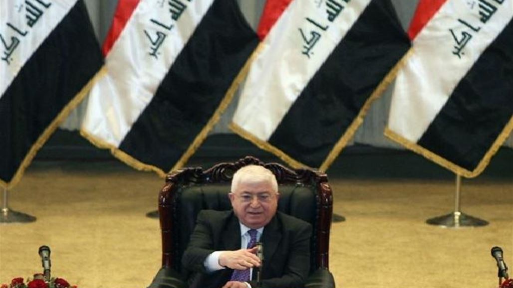 معصوم: العراق يحتاج الى دعم دولي وليس لتواجد قوات لمحاربة داعش