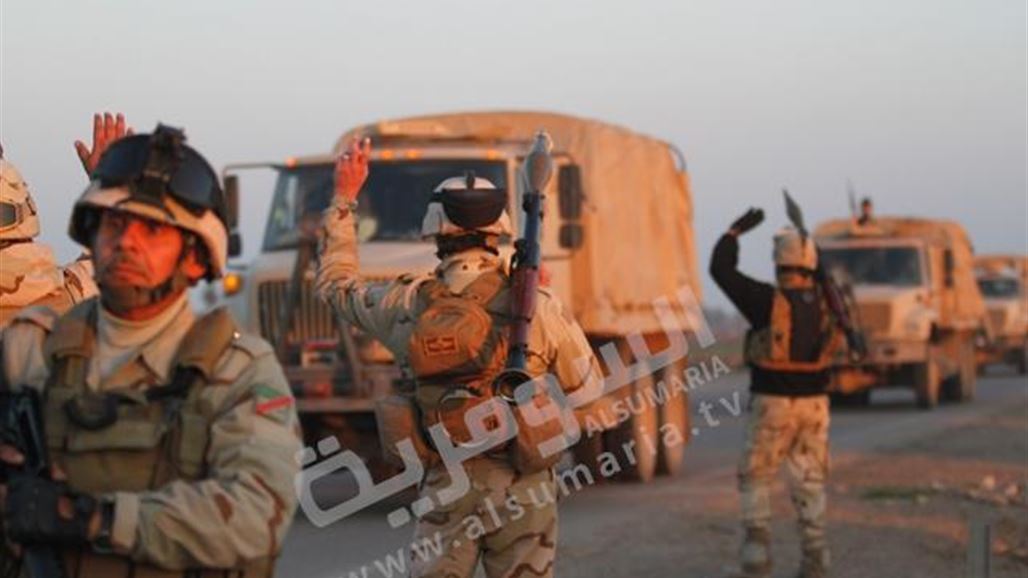 تعزيزات عسكرية كبيرة تصل ناحية الضلوعية لمواجهة هجمات مسلحي "داعش"