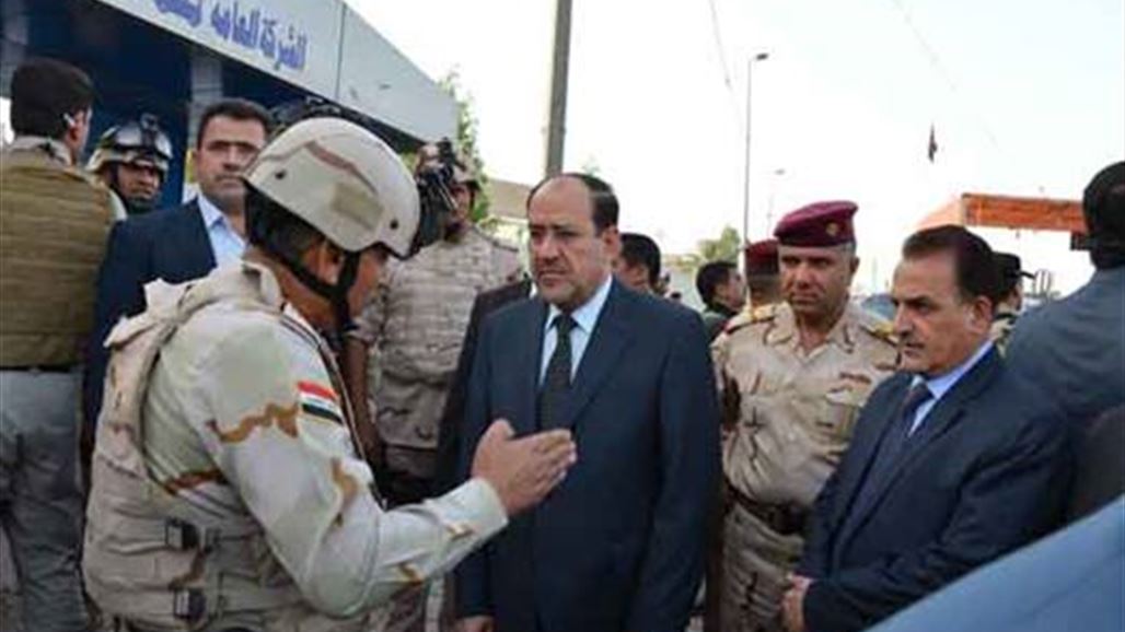 المالكي يزور نقاط تفتيش في بغداد ويشدد على متابعة الجماعات المسلحة