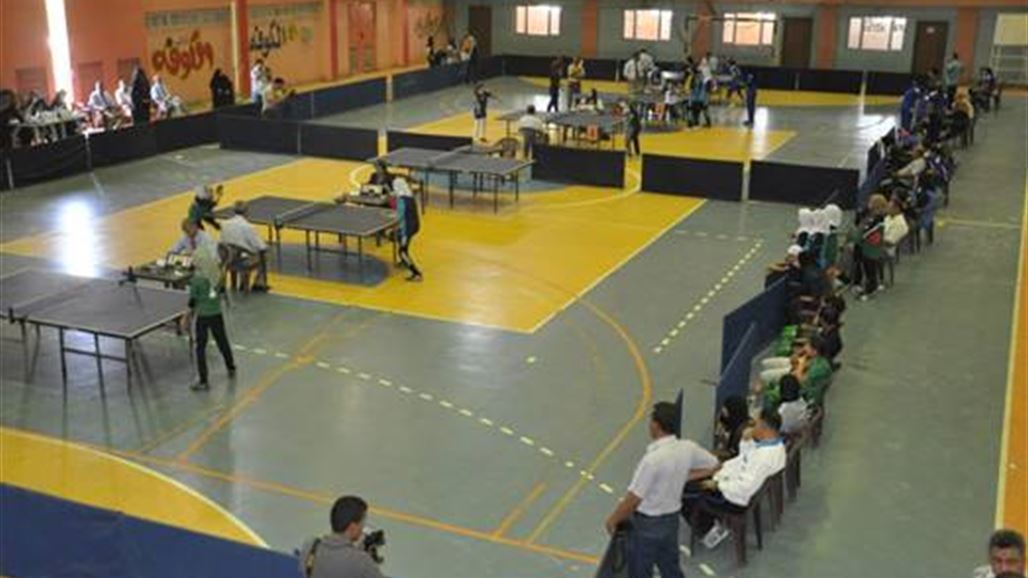 فتيات كركوك يتغلبن على فتيات الرصافة والكرخ في بطولة العراق بكرة الطاولة