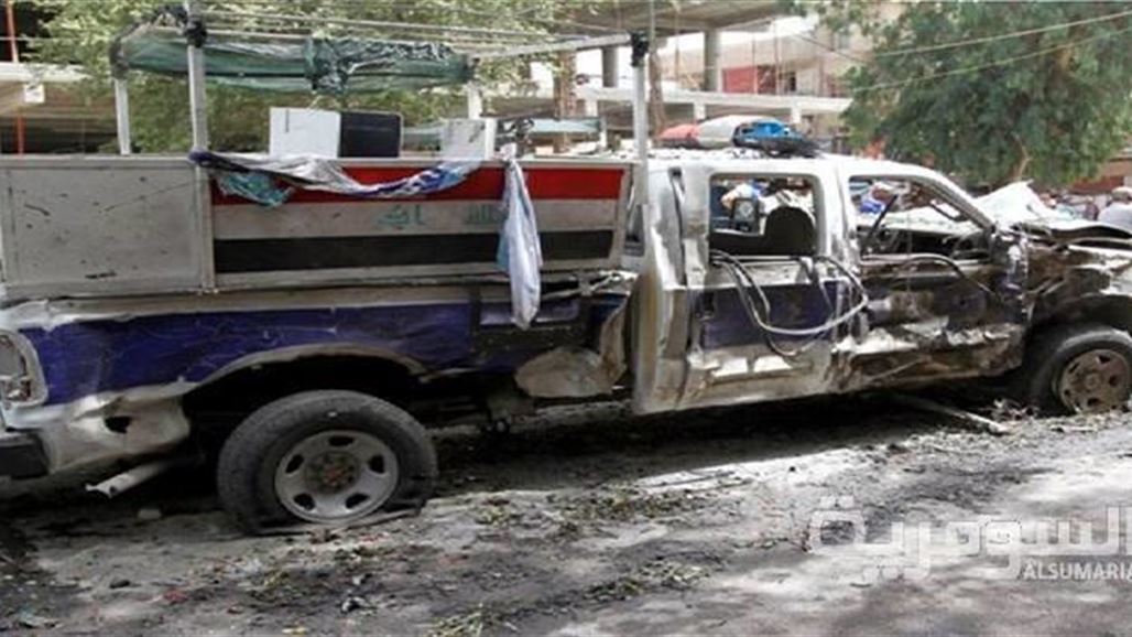 مقتل ضابط وإصابة ثلاثة من عناصر الشرطة بانفجار سيارة مفخخة جنوب تكريت