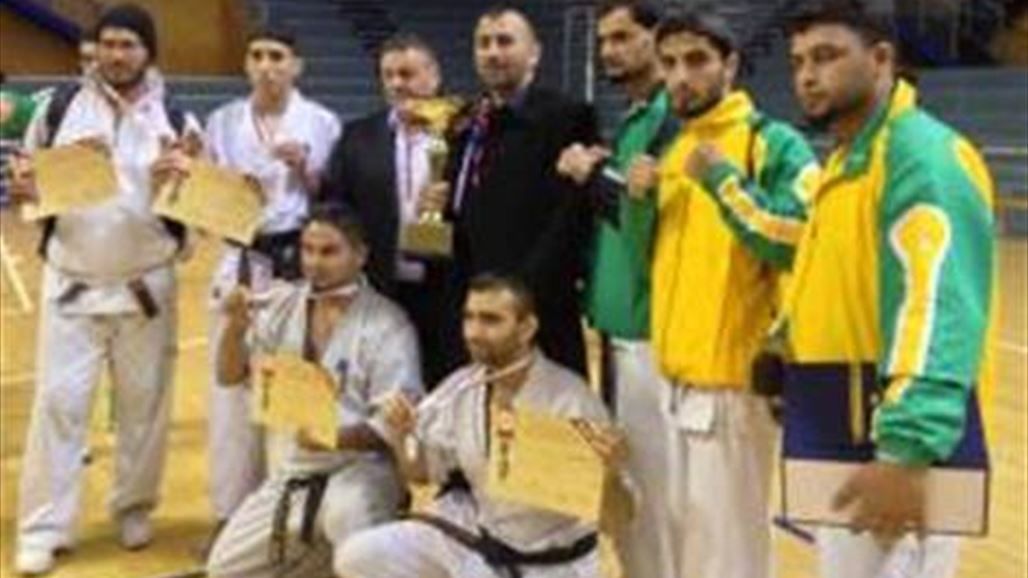 كيوكوشنكاي العراق يتوج بلقب بطولة العرب في لبنان