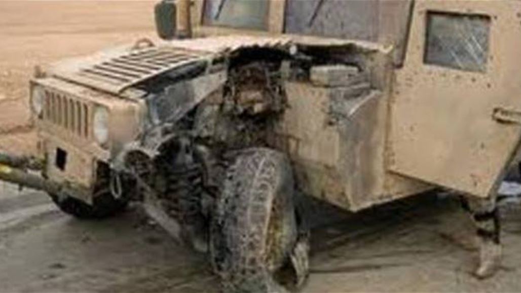 مقتل جندي وإصابة اربعة آخرين بانفجار عبوة ناسفة جنوبي الموصل