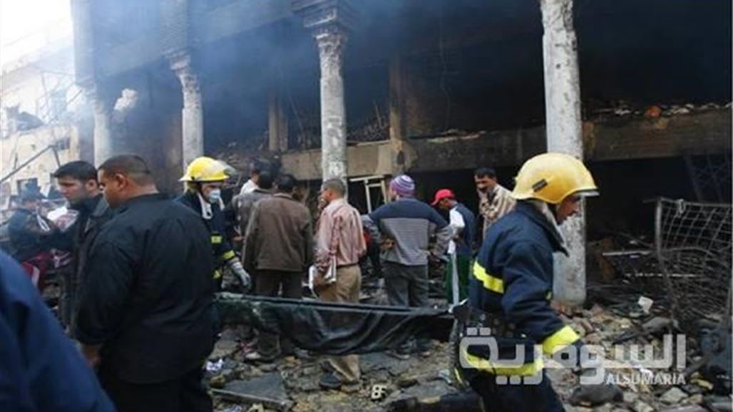 مقتل وإصابة 21 شخصا في حصيلة تفجيري الصالحية الانتحاريين وسط بغداد