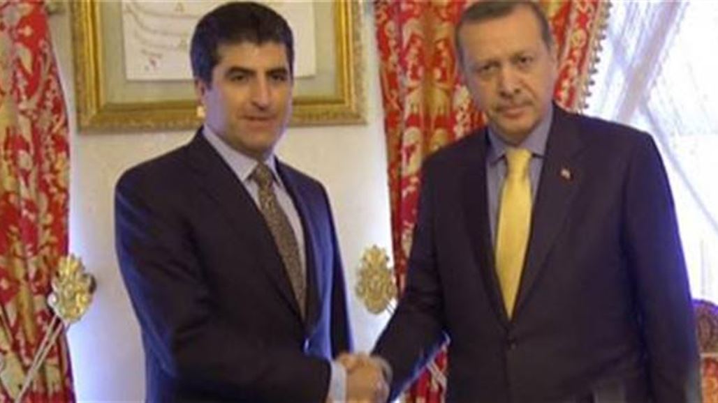البارزاني وأردوغان يؤكدان على توسيع ورفع المستوى التجاري بين الجانبين
