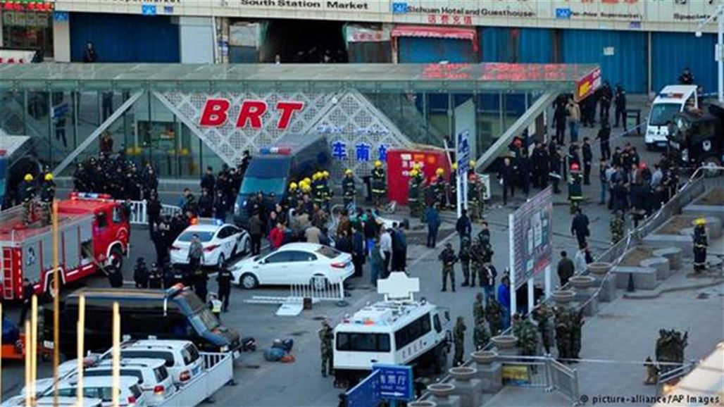 مقتل واصابة العشرات بهجوم استهدف محطة للقطارات غرب الصين