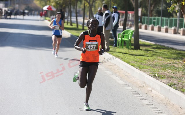 بالصور.. سمراوات يتصدرن مارثون بغداد