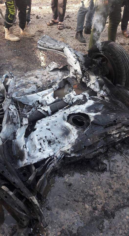 بالصور سيارة مفخخة في داقوق جنوب# كركوك