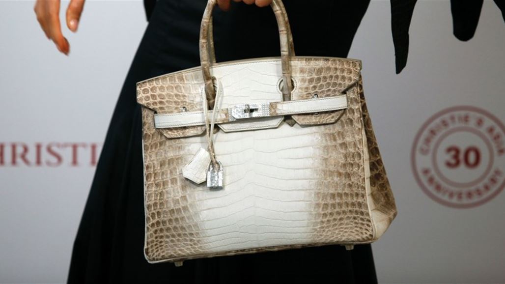 Diamondencrusted albino crocodile Hermès Birkin bag snapped up for