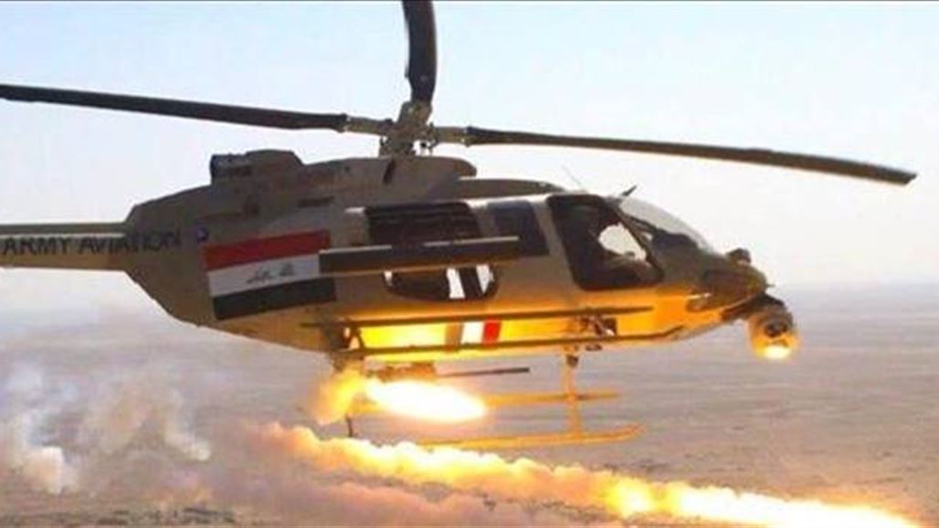 طيران الجيش يقصف عناصر "داعش" بمناطق غربي الموصل