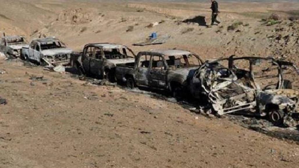 طيران الجيش يدمر 20 عجلة تابعة "لداعش" ويقتل من فيها قرب سامراء