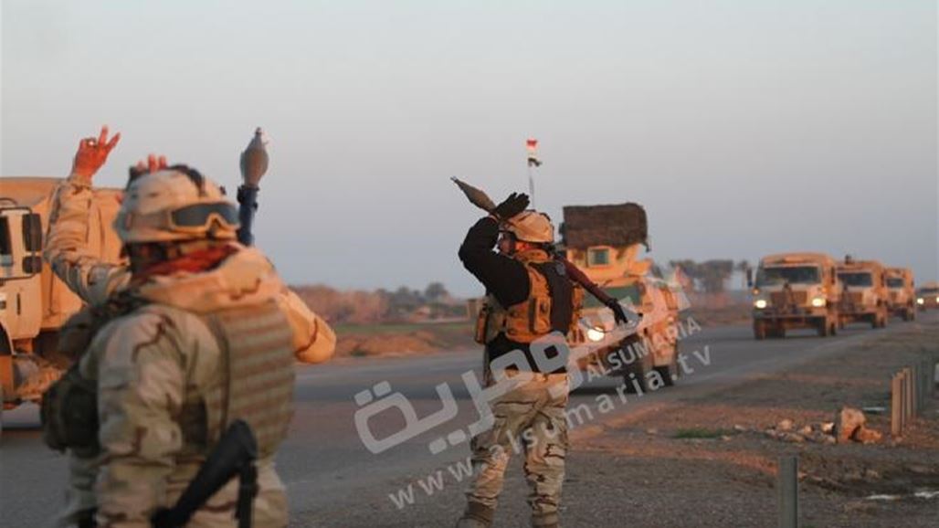 القوات الامنية تحرر قرية العوينات جنوب تكريت من "داعش"