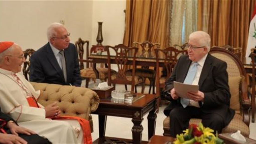 معصوم لمبعوث البابا: الدفاع عن المسيحيين دفاع عن العراق ومطلوب تجاه جميع العراقيين
