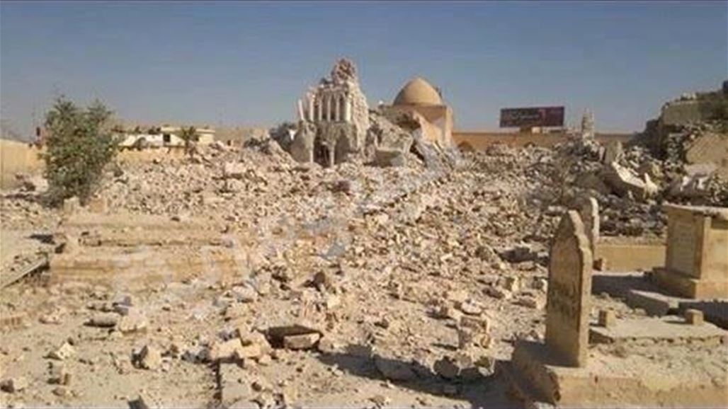 "داعش" يفجر مزار ومسجد الاربعين التاريخي وسط تكريت