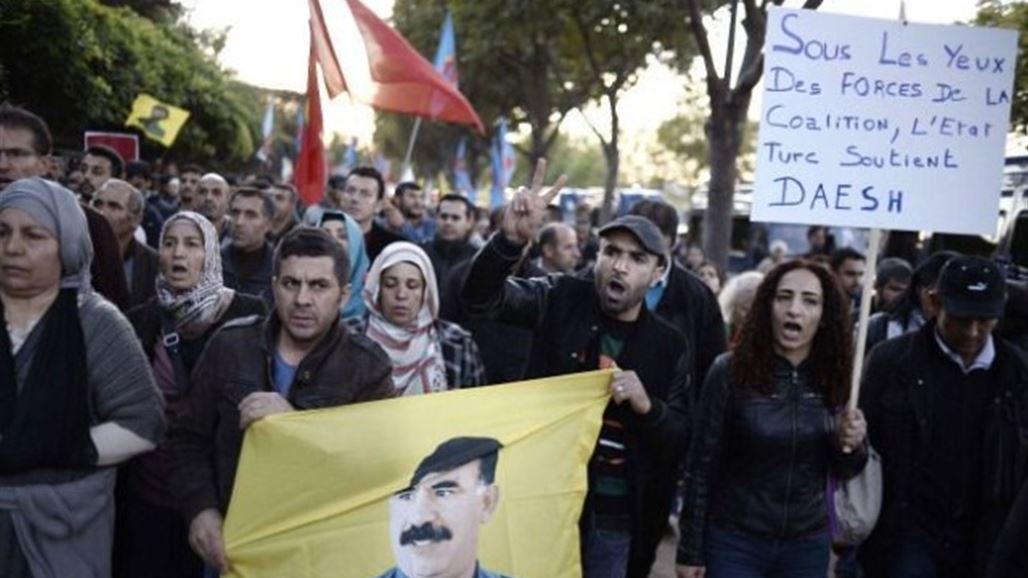 مظاهرات في باريس تضامنا مع كوباني وتنديدا بموقف تركيا من "داعش"