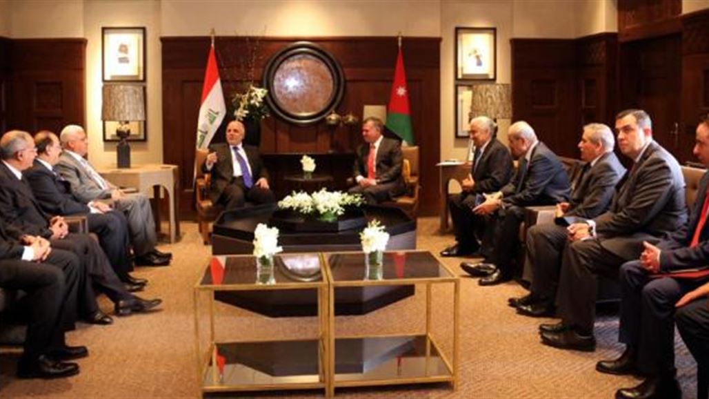 العبادي يلتقي الملك الأردني في عمان