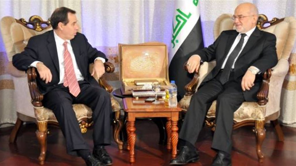 الجعفري والسفير الاميركي يبحثان جهود المجتمع الدولي لمساعدة العراق بحربه ضد "داعش"