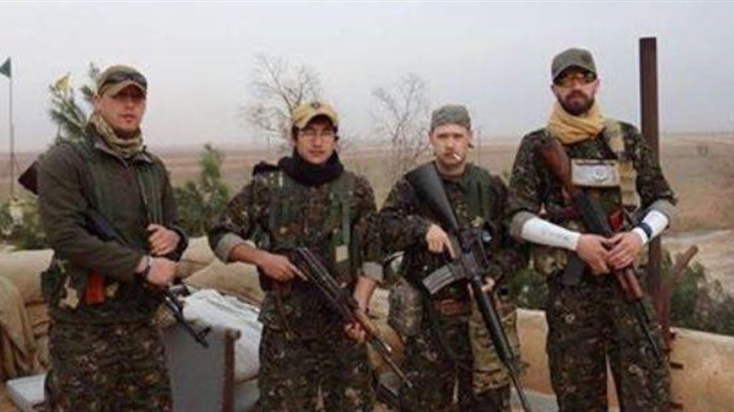 حزب سوري يكشف عن انضمام عشرات المتطوعين الاجانب الى القوات الكردية لمحاربة "داعش"