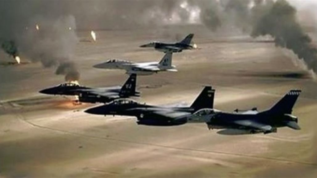 بالصور .. طيران التحالف الدولي يقصف 12 تجمعا لداعش شرق الموصل