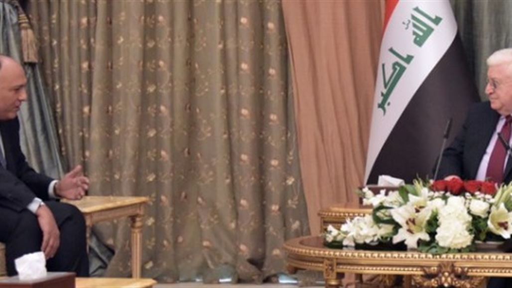 معصوم: مصر دولة مؤهلة لأداء دور حيوي في إعادة بناء القوات المسلحة العراقية