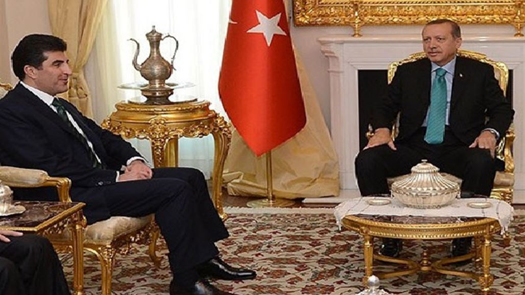 البارزاني في تركيا لبحث الأوضاع بالعراق وكردستان والعلاقات الثنائية