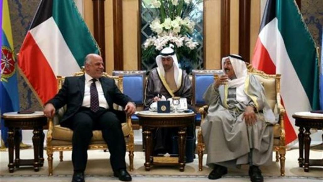 العبادي يؤكد من الكويت أهمية إنشاء صندوق لإعمار المناطق المنكوبة في العراق