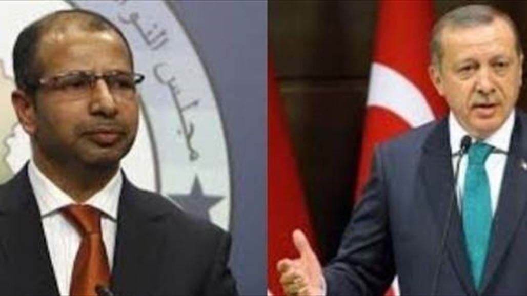 أردوغان للجبوري: حريصون على دعم العراق في حربه ضد الإرهاب وبناء علاقات تعاون