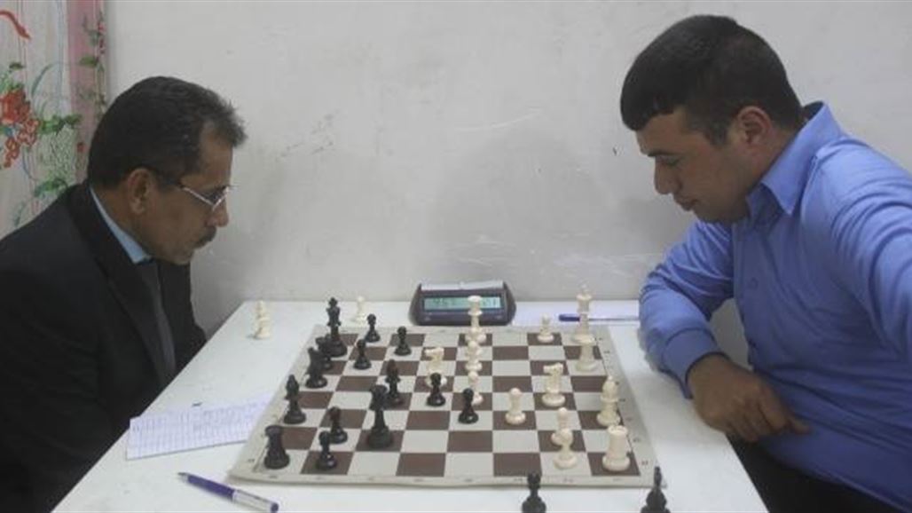 أمجد محمد علوان أولاً وجواد جبر مجيد ثانياً في بطولة البصرة للشطرنج