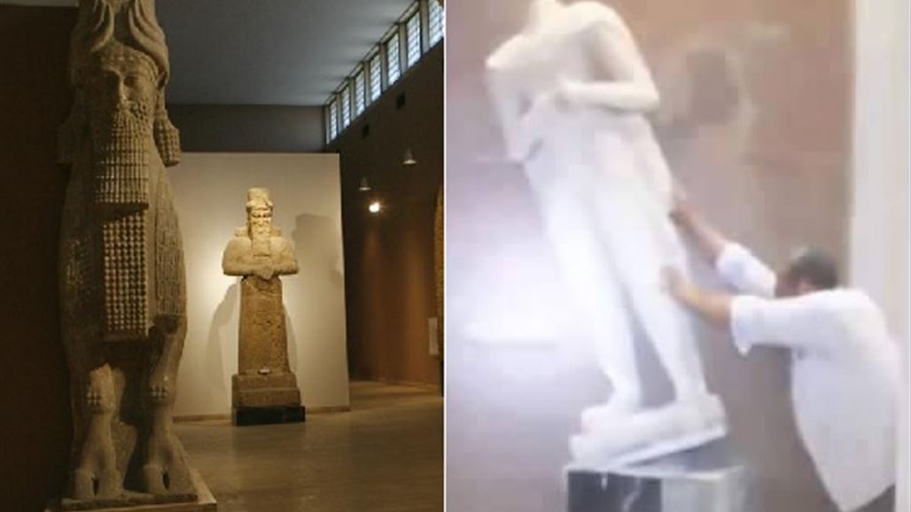 ما هي الآثار والتماثيل التي دمّرها داعش في متحف الموصل؟