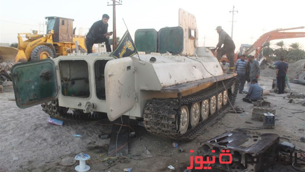دلدل.. دبابة صنعت في البصرة لخوض معارك ضد داعش في صلاح الدين