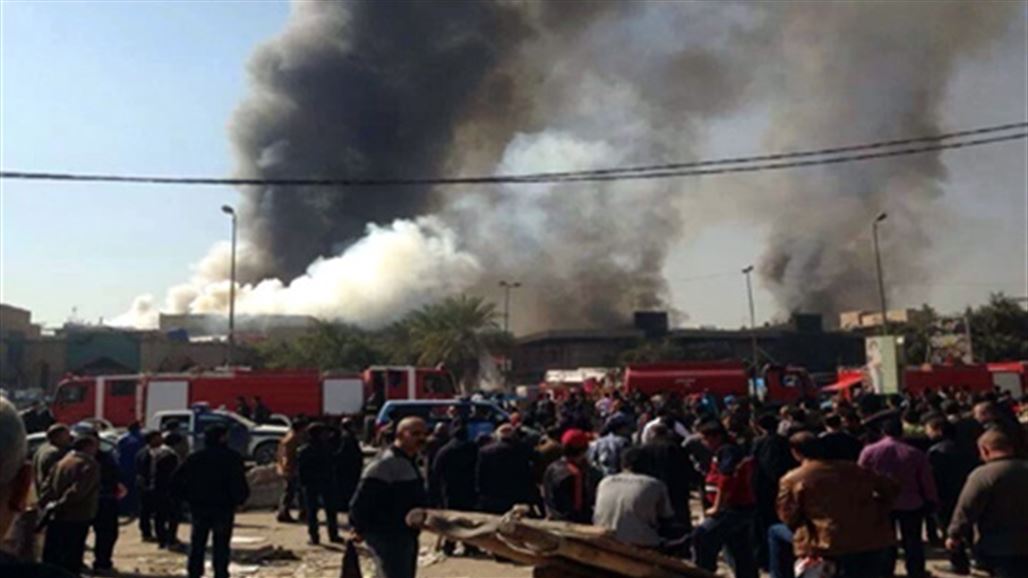اندلاع حريق في سوق جميلة شرقي بغداد