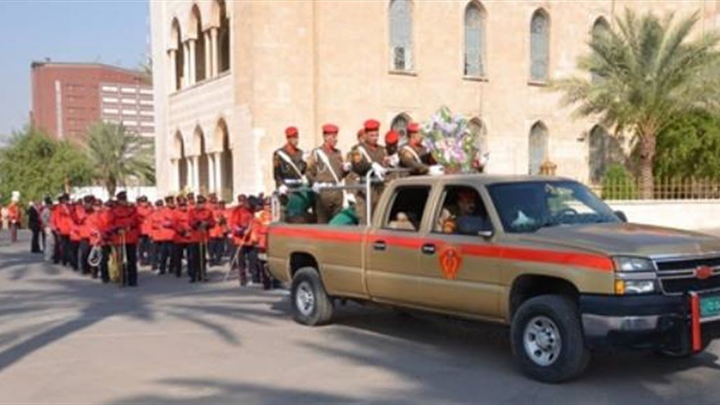 بالصور... مراسم تشييع عدد من ضباط وجنود مصفى بيجي