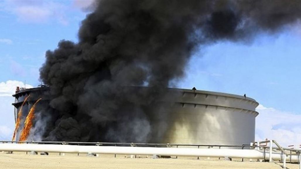"داعش" يحرق مستودعات نفط في بيجي وسحب الدخان تغطي أغلب سماء صلاح الدين