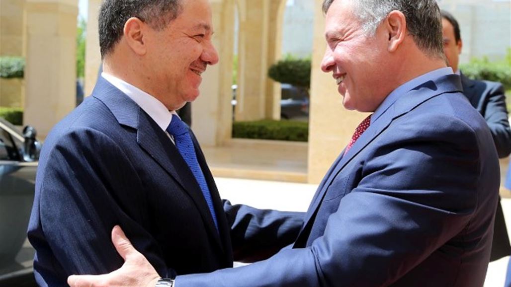 ملك الأردن يؤكد للبارزاني دعم بلاده لتعزيز قدرات العراق بمواجهة "الإرهاب"