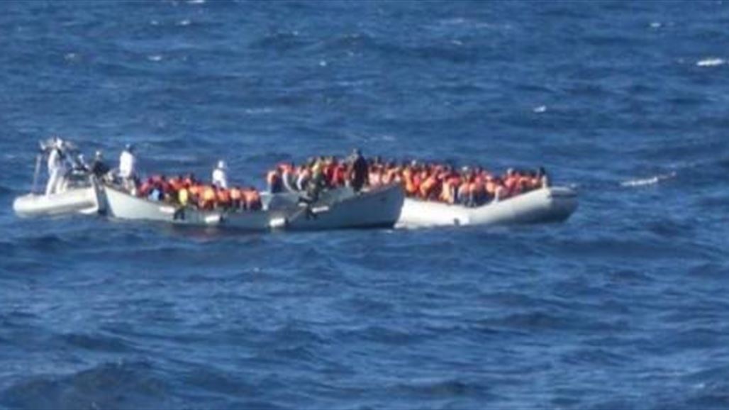 خفر السواحل الايطالي ينقذ 70 مهاجراً بينهم عراقيون جنوب شرقي البلاد