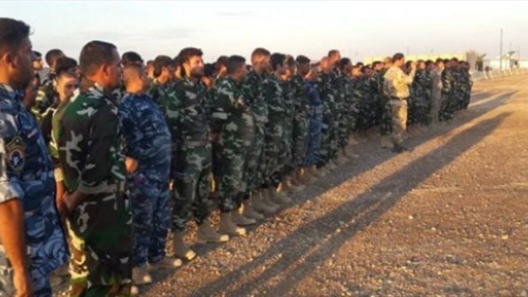 تخرج 700 مقاتل بالحشد الوطني من معسكر تحرير نينوى