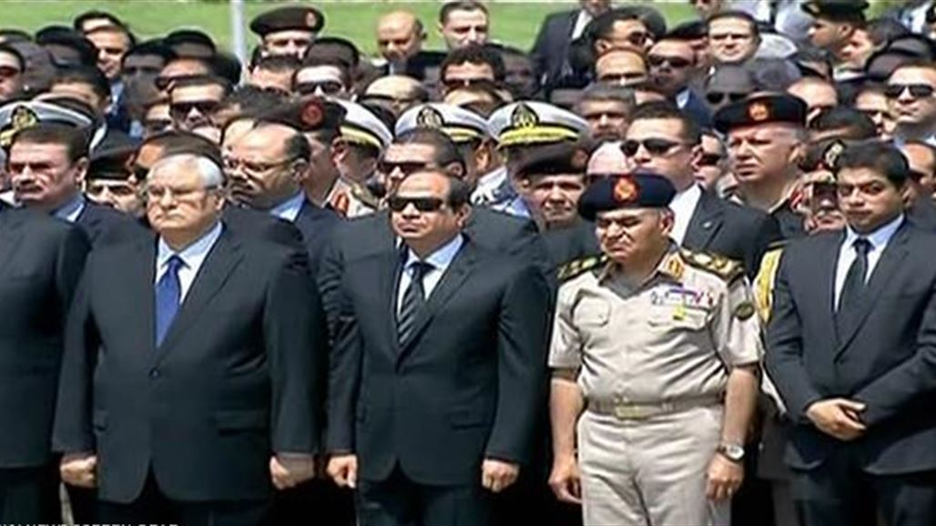 تشييع جثمان النائب العام المصري في القاهرة بحضور السيسي