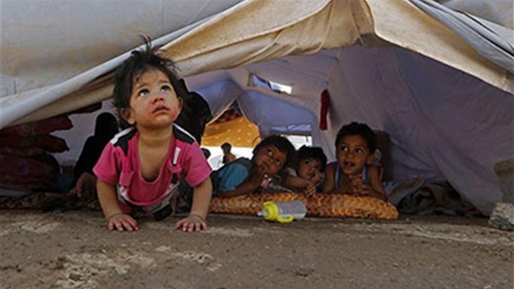 عضو بحقوق الانسان: آلاف الاطفال النازحين مهددون بالموت بسبب ارتفاع الحرارة