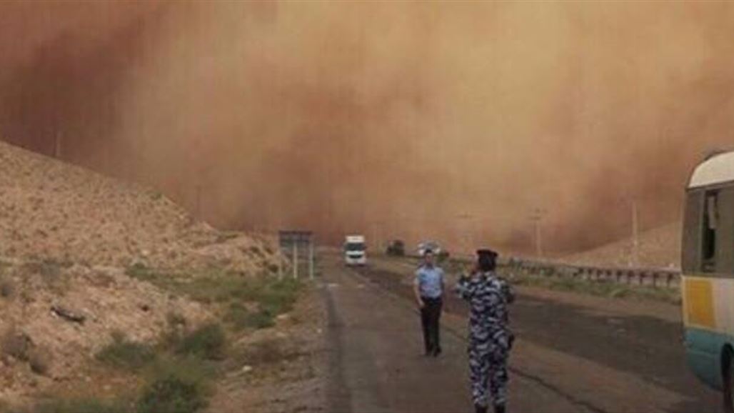 عاصفة ترابية عملاقة  تضرب الأردن
