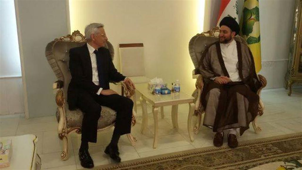 الحكيم والسفير الفرنسي يبحثان الوضع السياسي والأمني في العراق