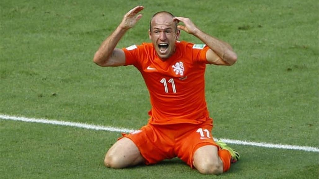 الاصابة تبعد الهولندي روبن عن لقاء منتخب بلاده امام تركيا