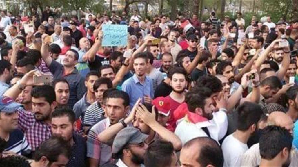 الحشد الشعبي المدني يقرر تعليق مشاركته في التظاهرات