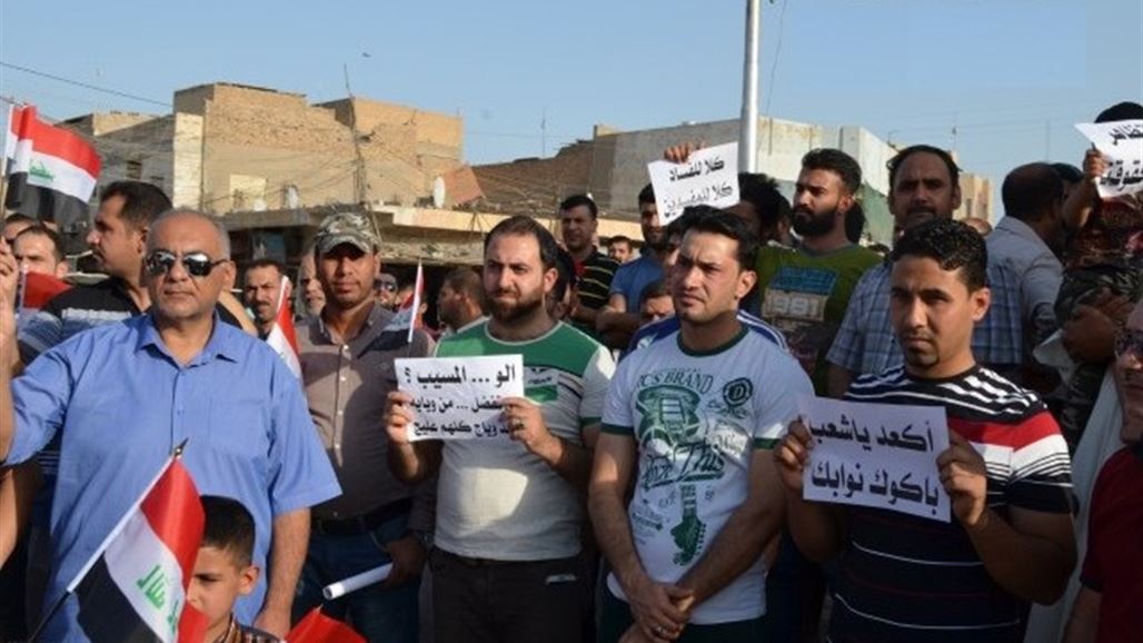 مكتب العبادي ينفي صدور اوامر من بغداد لتفريق الاعتصام ببابل