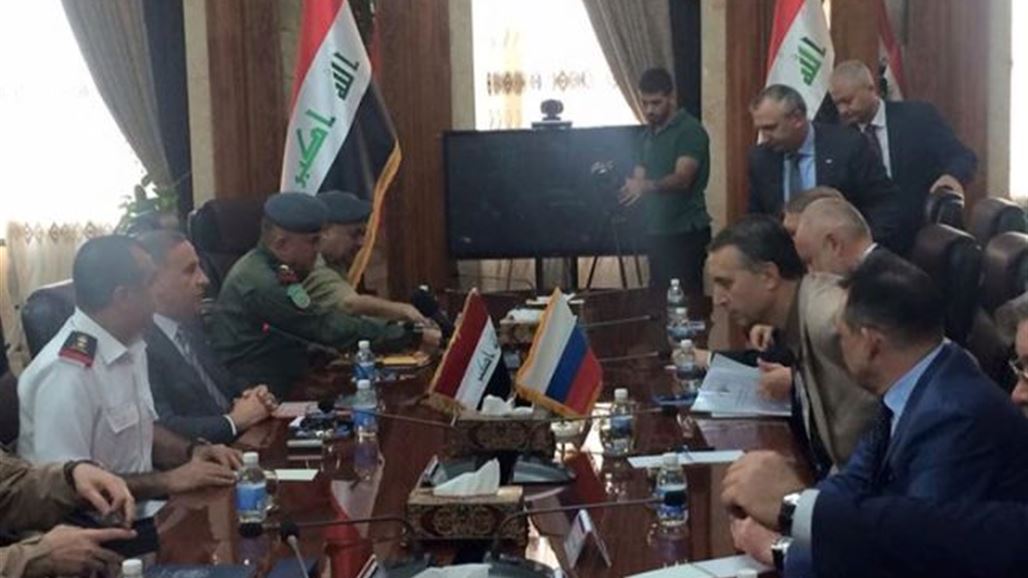 العبيدي يرأس اجتماعاً مع وفد روسي لمناقشة التعاون العسكري بين بغداد وموسكو