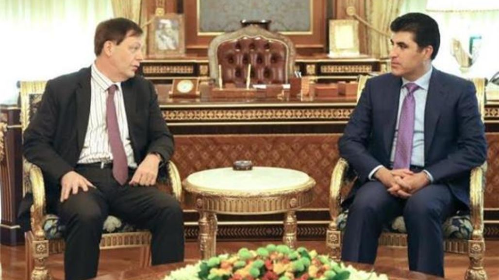 السفير البريطاني للبارزاني: نرغب باستمرار النموذج الناجح لكردستان