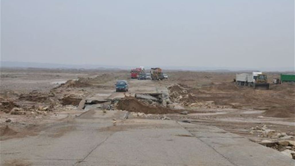 انهيار جسر حيوي على الحدود مع إيران في ديالى بفعل السيول